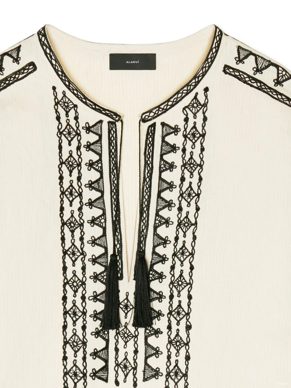 Affordable Akasha dress Alanui cotton-blend embroidered Women 0807